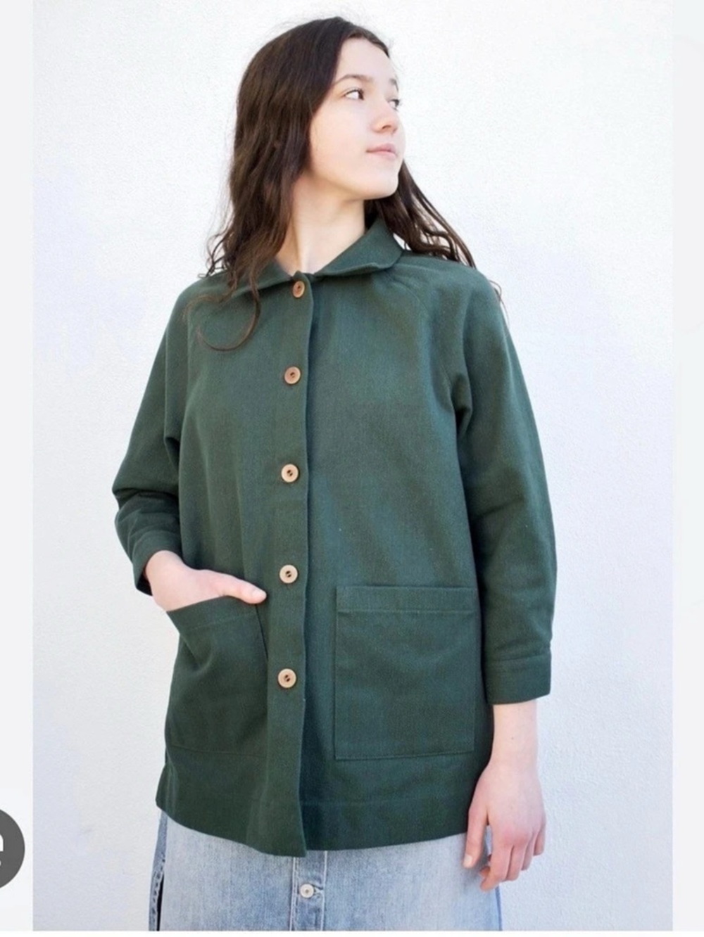 Women's Green Utility Jacket Like New
